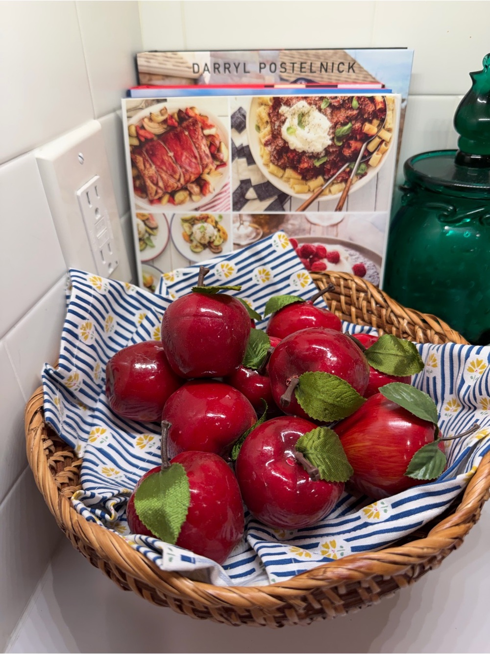 Faux Small Red Apple Bundle Set of 11